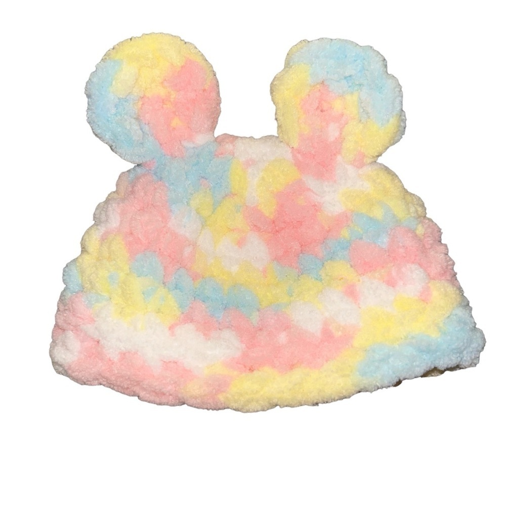 Crochet Preemie Newborn Baby Hat With Ears